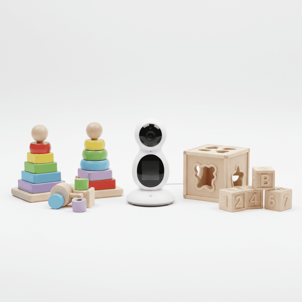 Babyphone Vidéo 5" — Vision Nocturne + Berceuses - Image 1